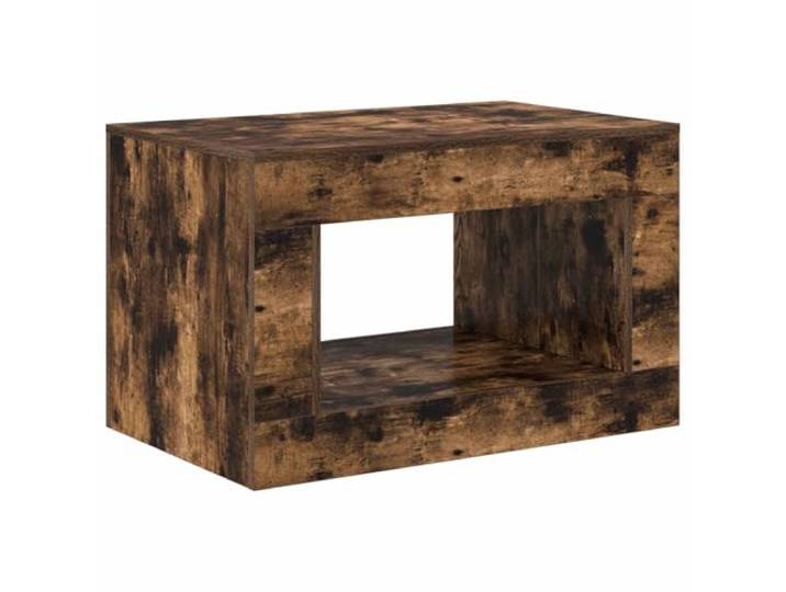 IBUQDDV Geräucherte Eiche Couchtisch für Wohnzimmer und Büro Beistelltisch, schlankes Design, vielseitige Nutzung, kompakte Größe, robuste Konstruktion, einfache Montage