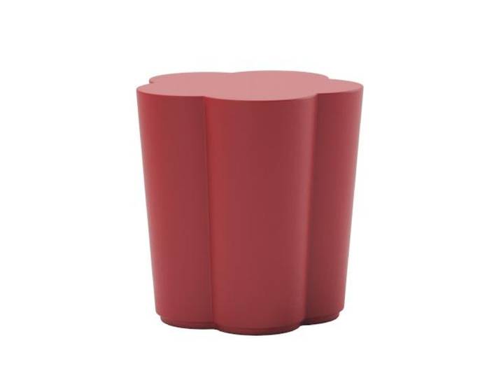 ALMA DESIGN tabouret table basse PEPPER (Rouge cerise - Polyéthylène)