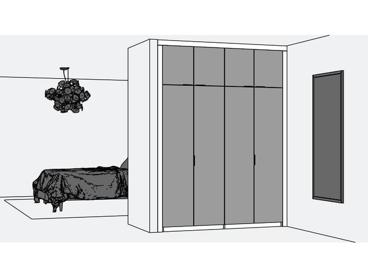 Einbauschrank Weiss Premium Dekore