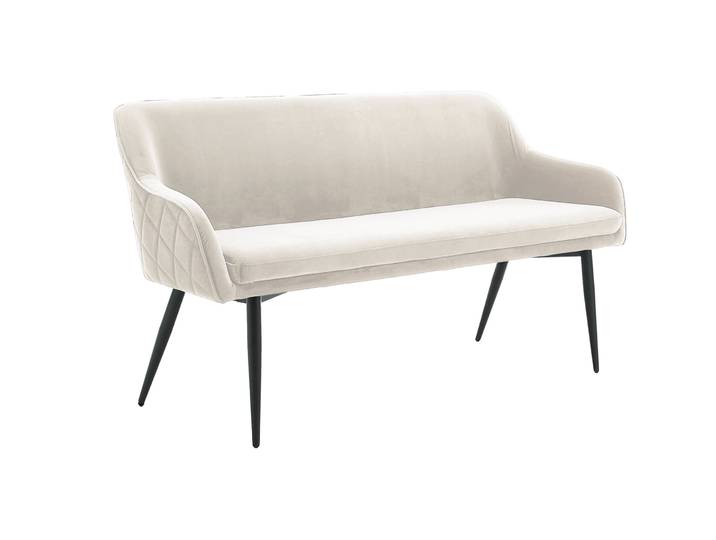 Bank Amy creme Stoff B 160 T 61 cm