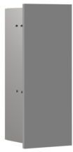 Emco Asis Pure Unterputz-Toilettenbürsten-Modul 975551504 170x435mm, Anschlag links, diamantgrau