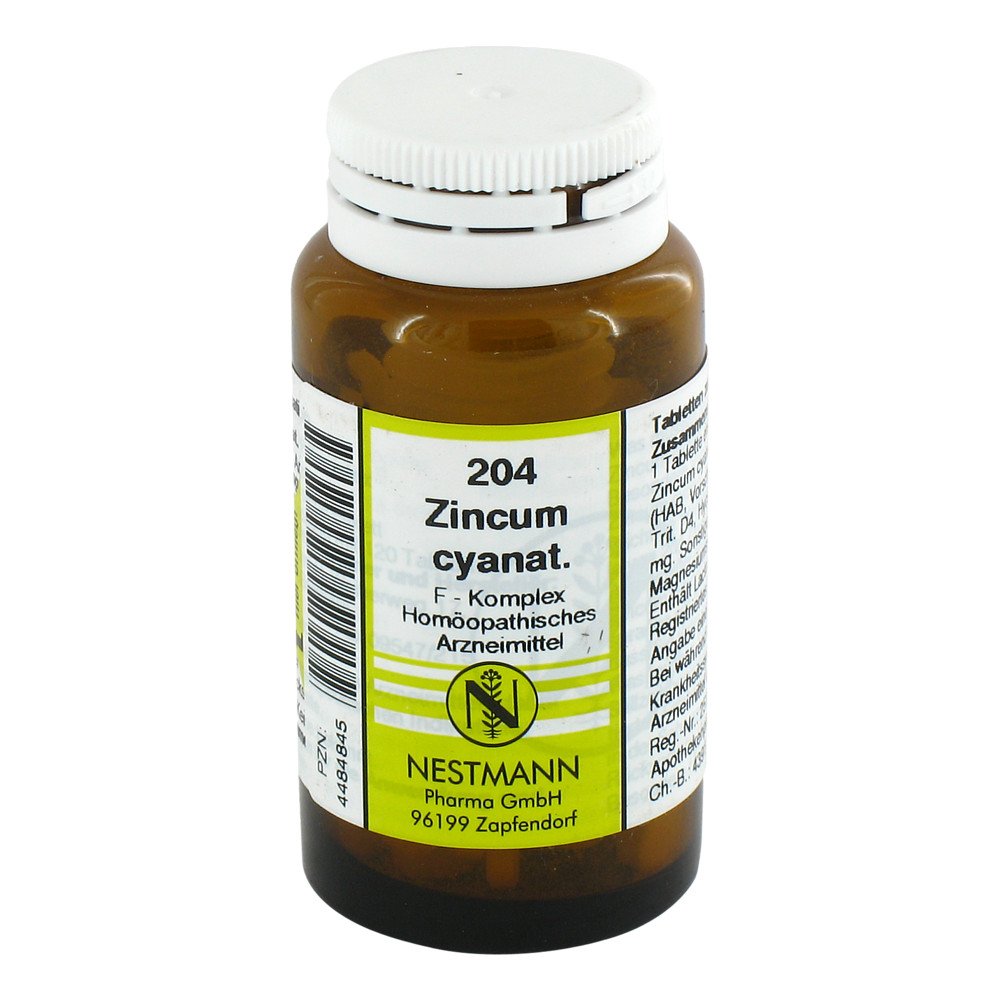 NESTMANN Pharma GmbH Zincum Cyanatum F Komplex Nummer 2 04 Tabletten 04484845