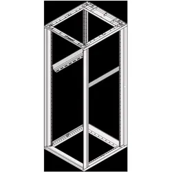 Schroff Gleitschiene - 19"GLEITSCHIENEN-SET 600T 2X, Serverschrank Zubehör, Silber