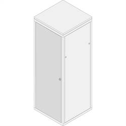 nVent SCHROFF 21117189 19 Zoll Netzwerkschrank-Stahlblechtür 38 HE Grau