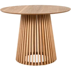 Aucune, Esstisch, Esstisch - GARLE - 4 Personen - Naturholz - 100 x 100 x 75 cm (100 x 100 x 75 cm)