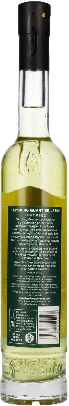 Hapsburg Absinthe QUARTIER LATIN ORIGINAL 53,5% Vol. 0,5l