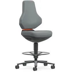 Bimos Texon 9175 Arbeitsdrehstuhl mit Sitzstopprollen und Fußring frei konfigurierbar