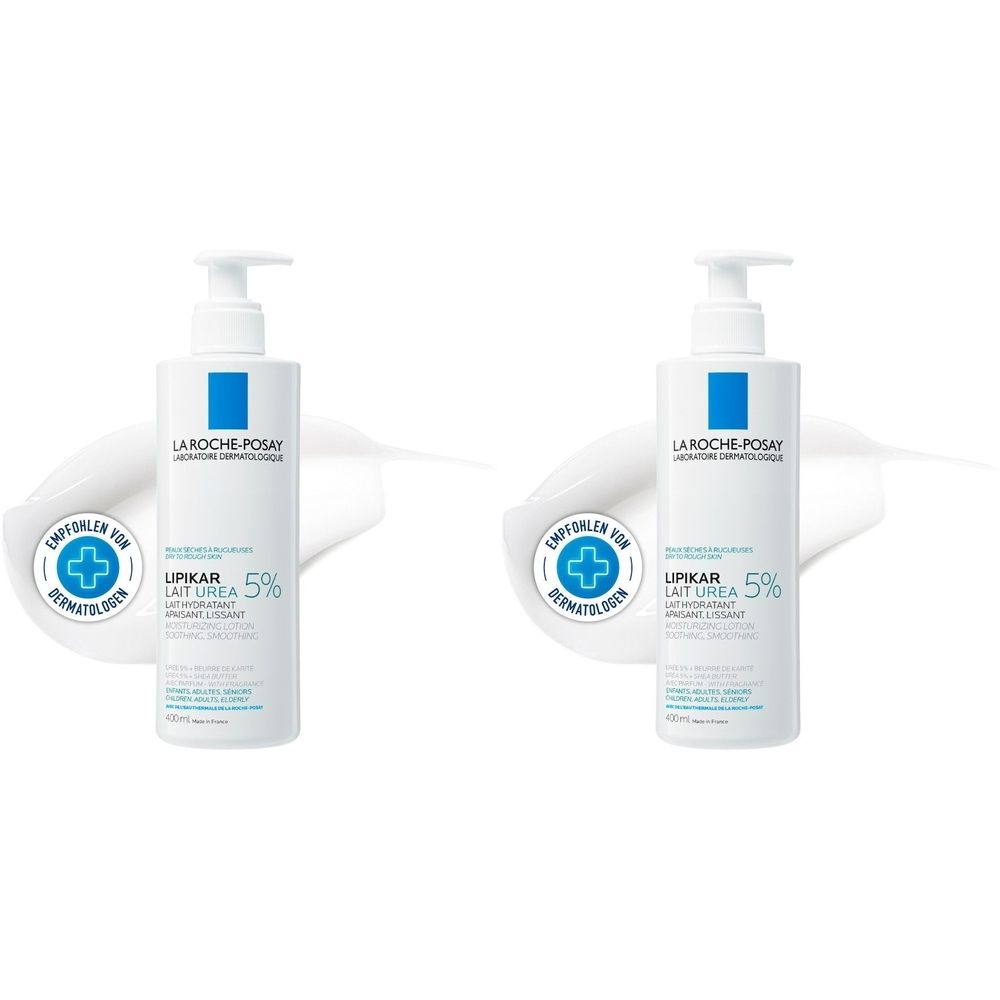 La Roche Posay Lipikar Lait Urea 5% x2 2x400 ml Lotion