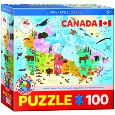 Illustrated Map of Canada