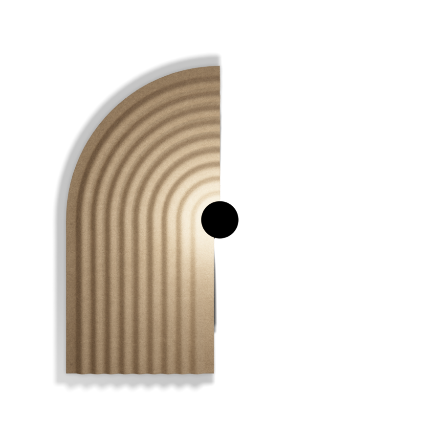 Wever & Ducré LED-Wandleuchte TAPIS SOFT WALL SURF 4.0 - 2700K LFKalkstein 336474LF3 5404037357796