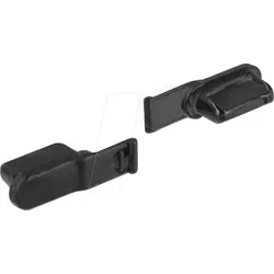 DELOCK 64033 - Staubschutz, Lightning Buchse, 10 Stück, schwarz