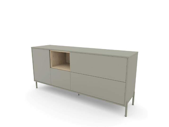Roba Sideboard »Hygge« mit 1 Tür - 165x43x76cm - weiß -