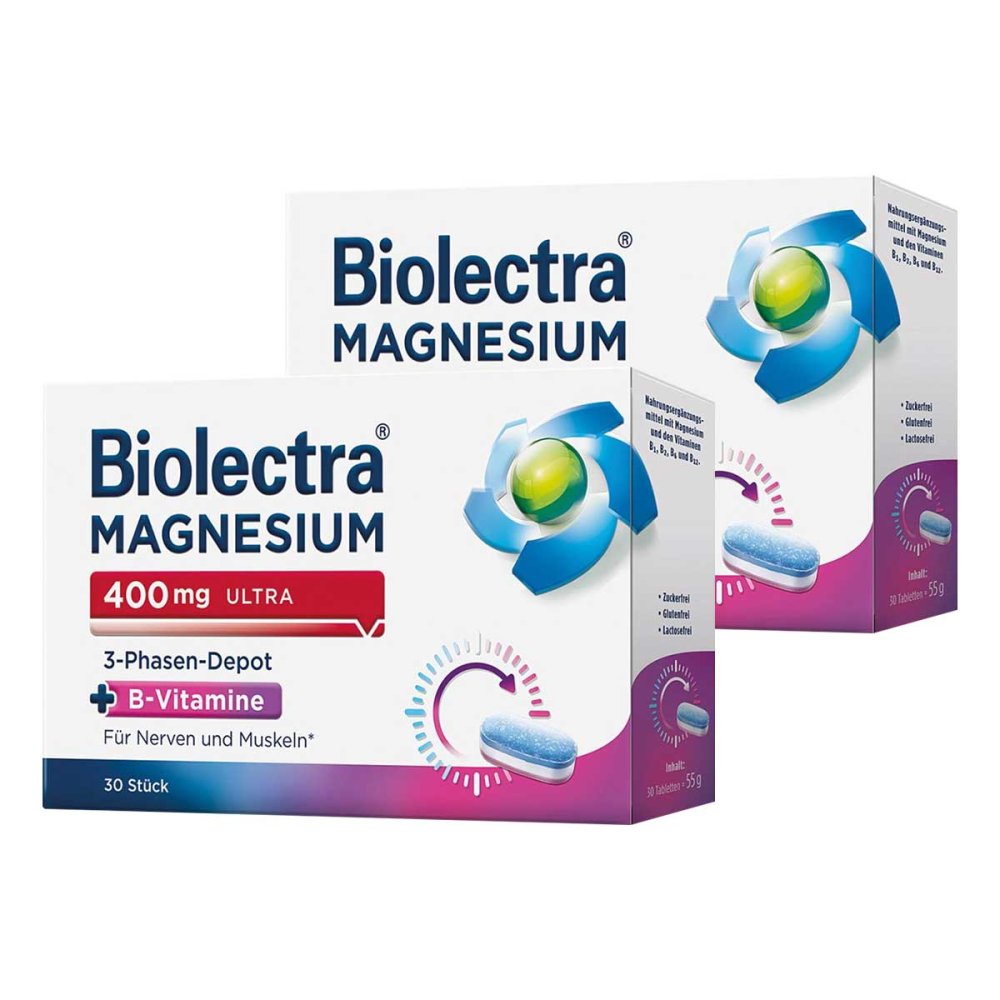 HERMES Arzneimittel GmbH Magnesium Biolectra 400 mg Ultra 3-Phasen-Depot 08106038