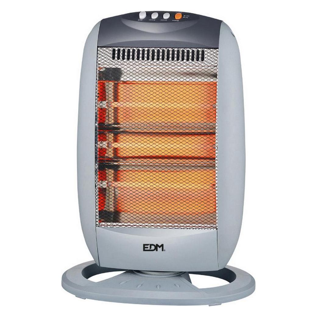 EDM Quartz-Heizung 07136 07136 Schwarz 1200 W (1200 W) (45302360)