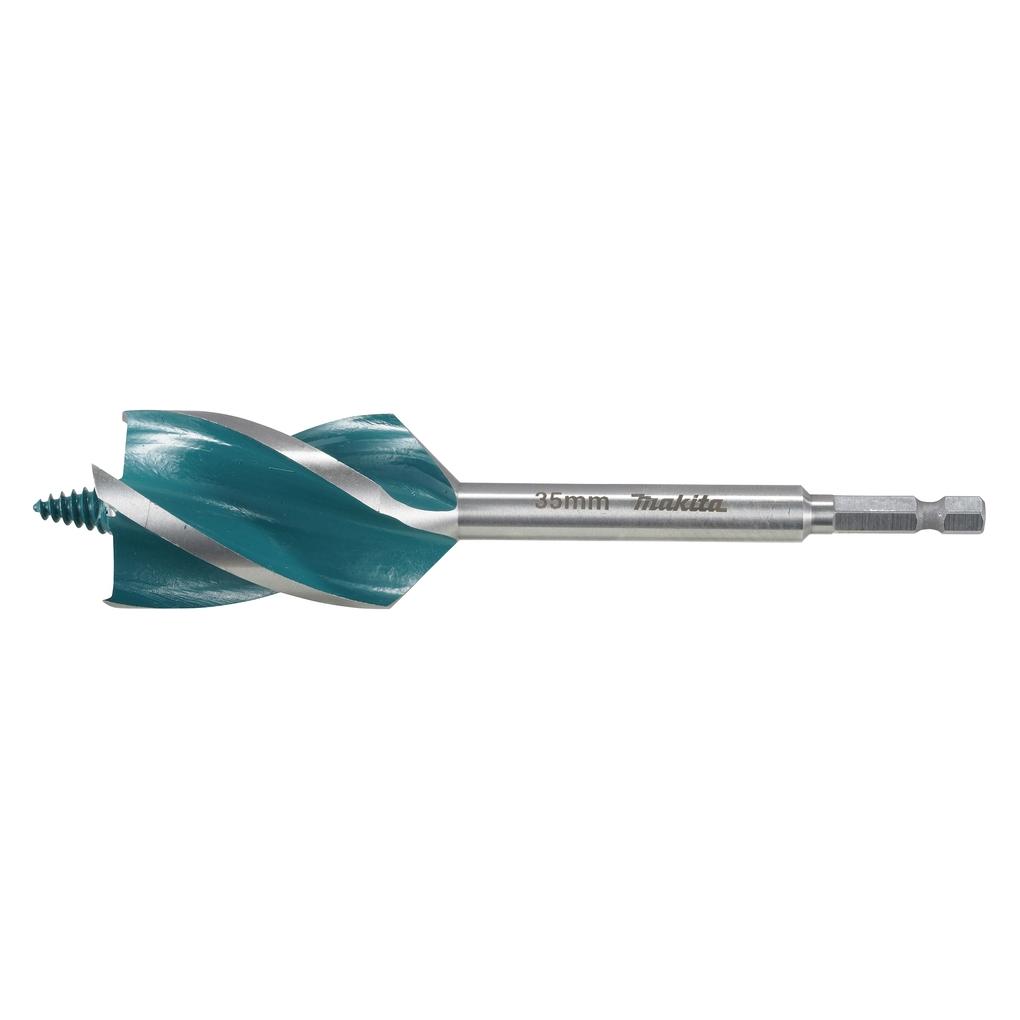 Makita Wiertło E-26711 WIERTŁO DO DREWNA 35 X 165 MM, 1/4" HEX, 4-OSTRZOWE one size (E-26711)