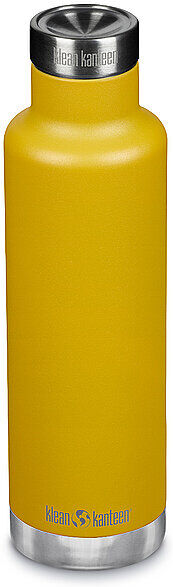 KLEAN KANTEEN Isolierflasche Classic 750ml Pour Through Cap gelb B