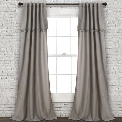 Lush Decor Ivy Tassel Window Curtain Panel Pair