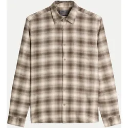 Hemd mit Karo-Muster Braun S