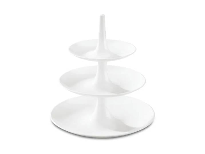 Koziol Plat à gâteau-présentoir à étages Babell L Cotton white
