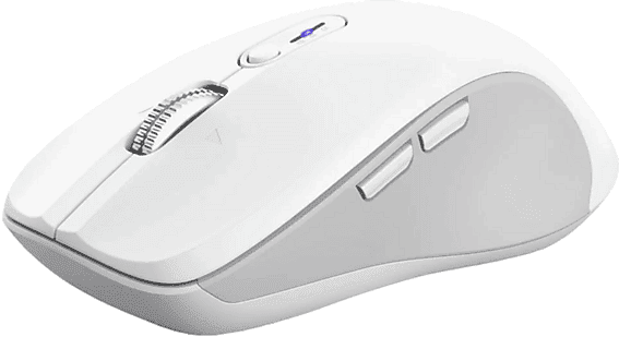 Ratón inalámbrico - Trust Ferro, Inalámbrico, 3200 dpi, 9 botones, Blanco