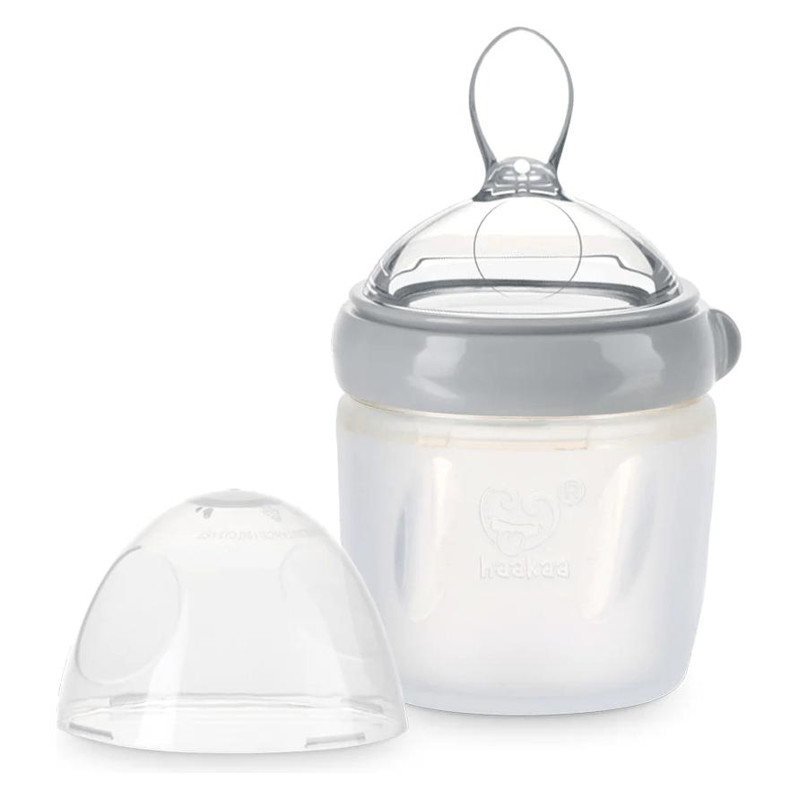 Haakaa - Gen. 3 Silicone Feeding Spoon Bottle - Grey - 160 ml (160 ml) (BHK078-G)