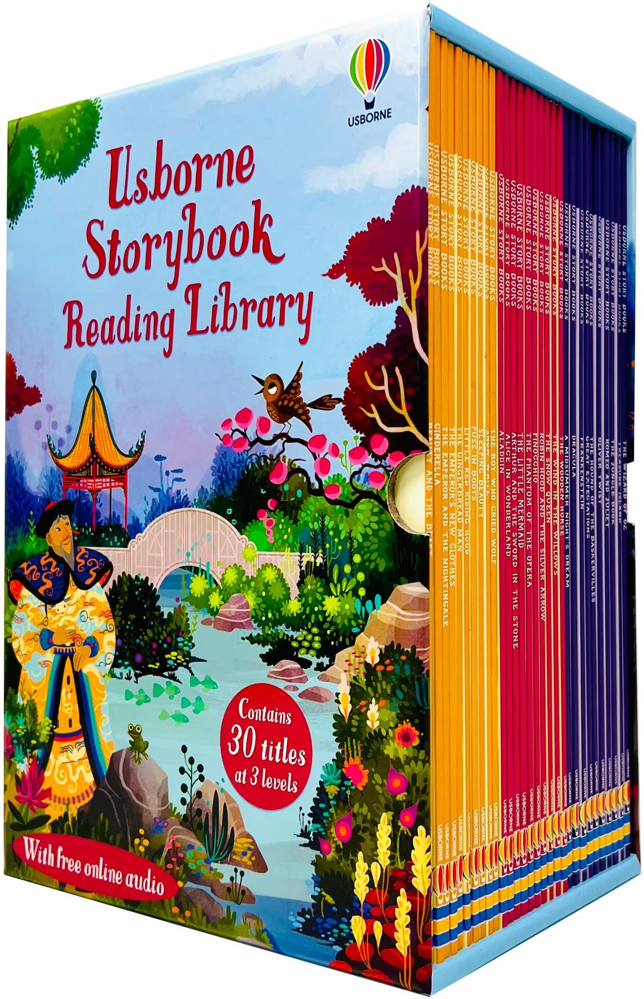 Usborne Storybook Reading Library 30 Books Collection Set - Various Authors - Paperback - Ages 5-7 - Fairy Tales & Classics with Free Audio