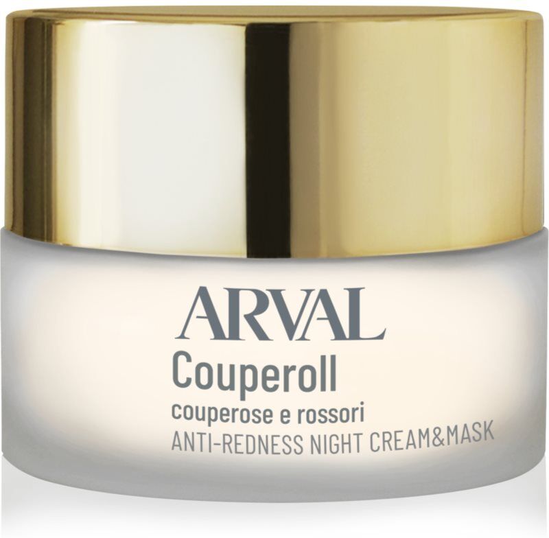 Arval Couperoll Anti-redness Night Cream & Mask Cremige Nachtmaske für empfindliche und gerötete Haut 50 ml