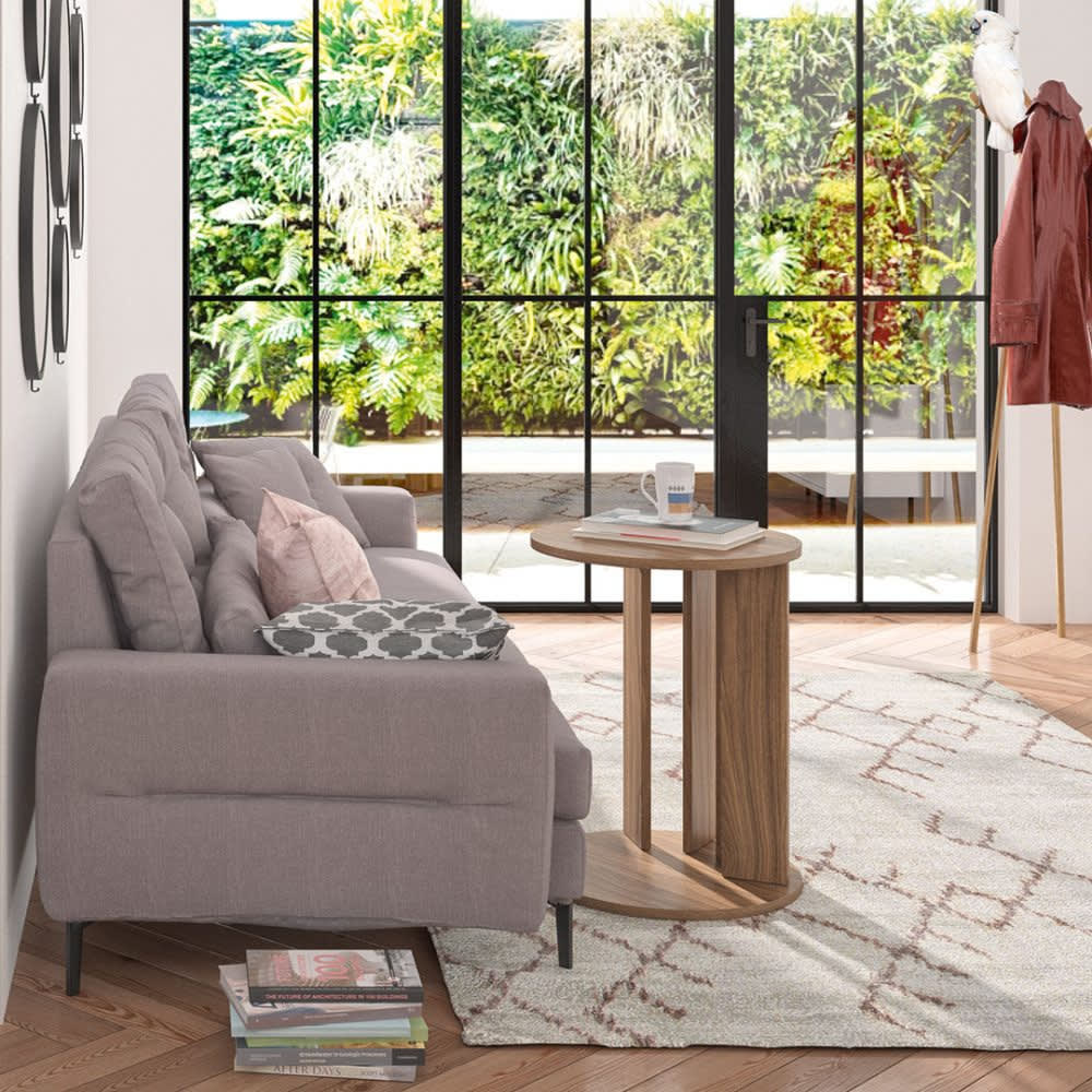 TEMAHOME Table d'appoint noyer H64 Marron 50x64x50cm