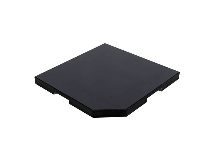 Knirps Granitplatten Schwarz 50x50x4 cm