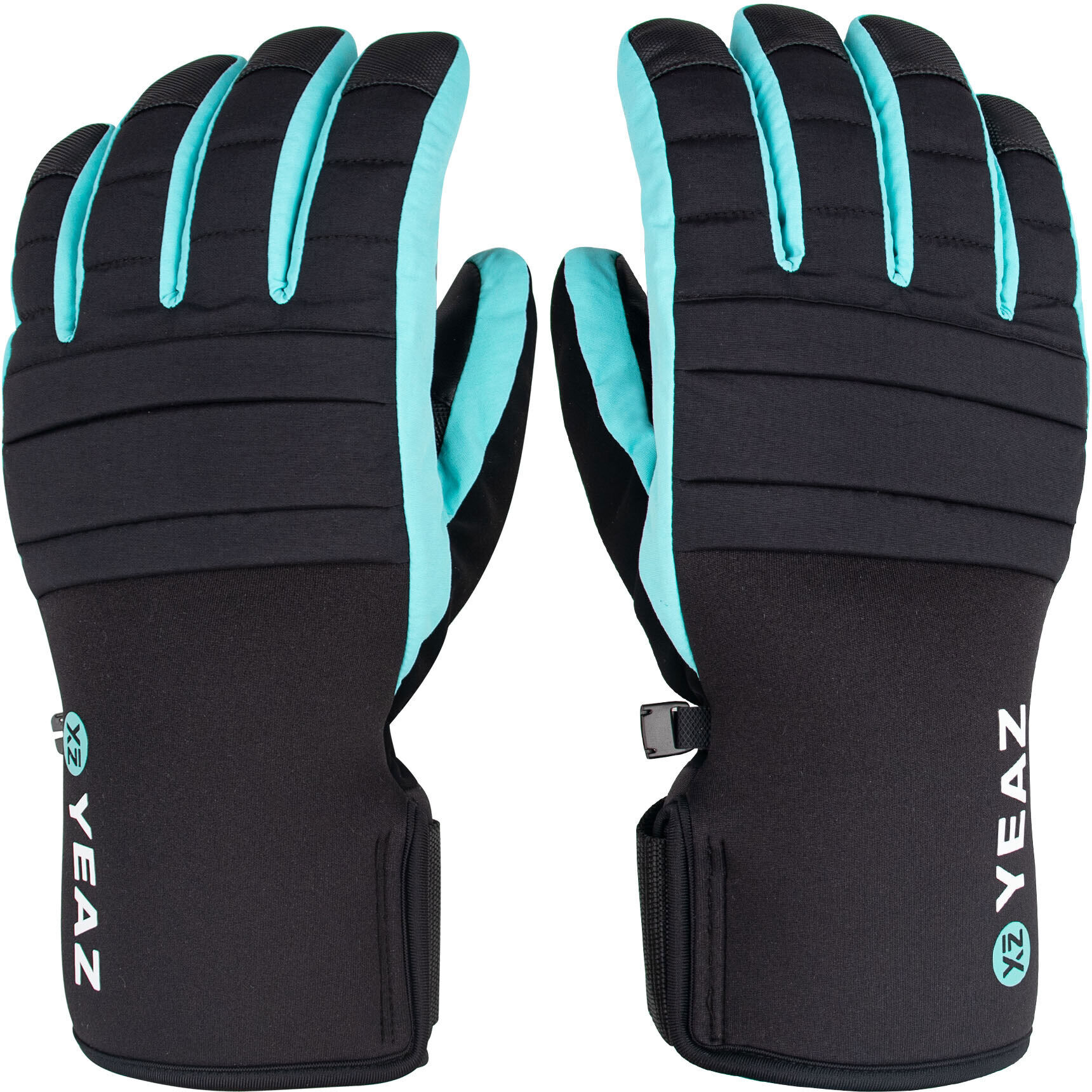 Skihandschuhe YEAZ "Skihandschuhe RIDIN" Gr. 7, blau, Handschuhe, Damen, 7, Obermaterial: 73% Nylon NY. 27% Polyester PES.