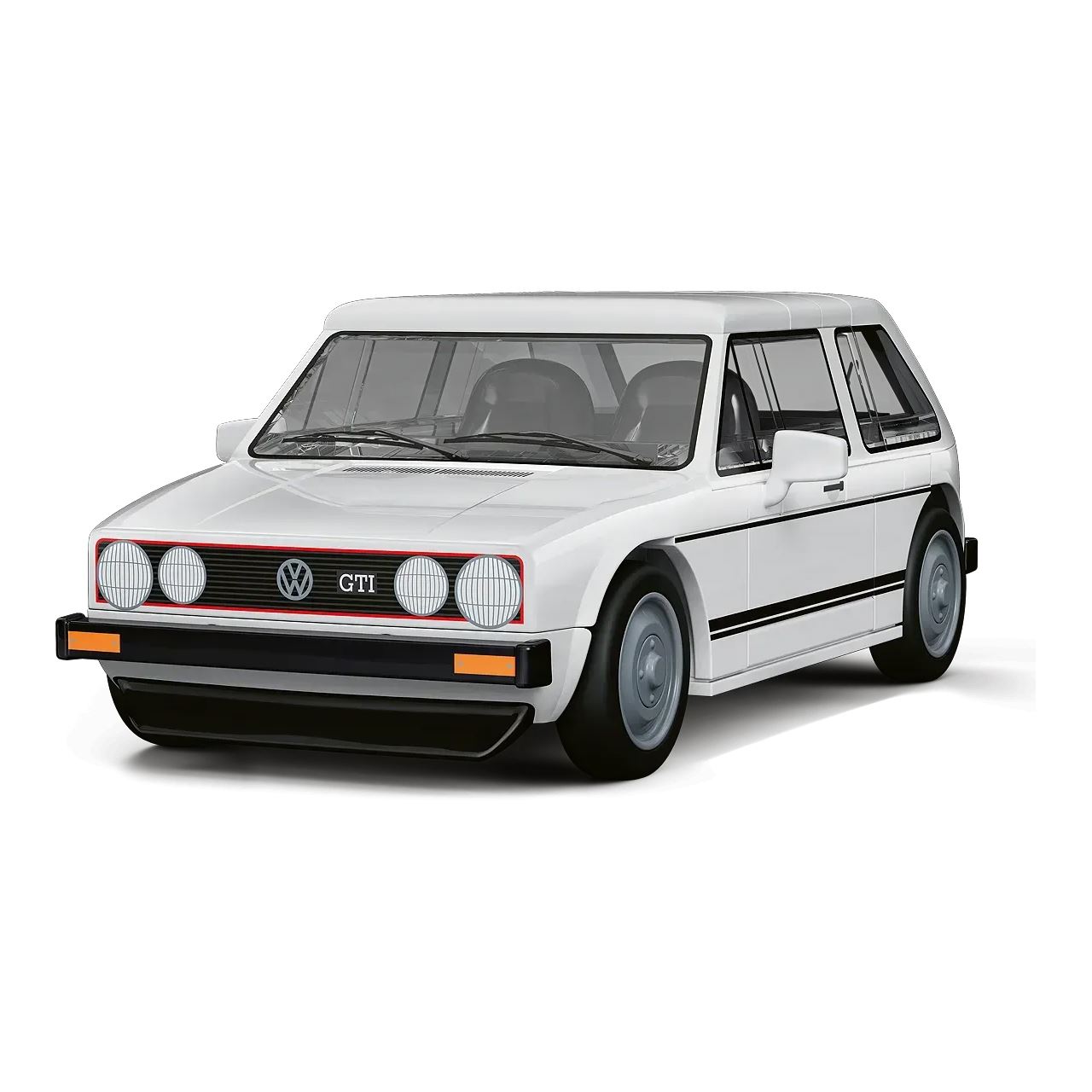 Cobi Volkswagen Golf GTI (1976-1983) (weiß, Maßstab 1:35)