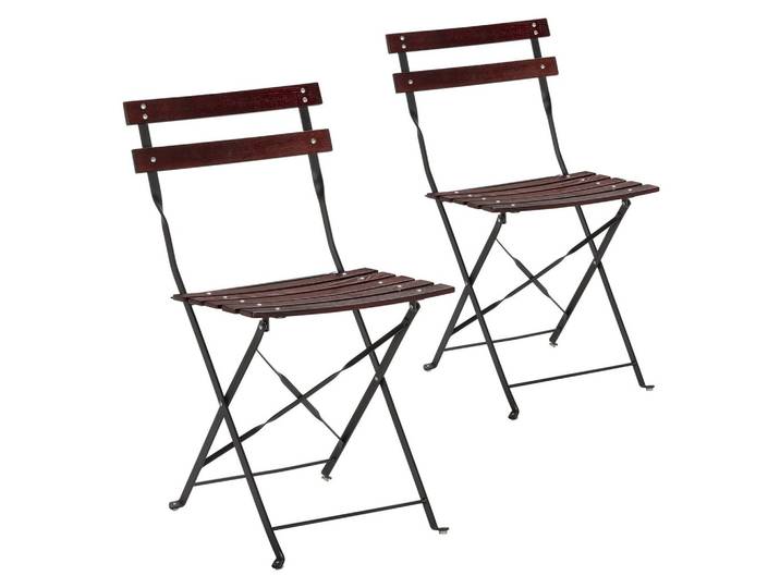 GARTENKLAPPSTUHL-SET Agata Metall