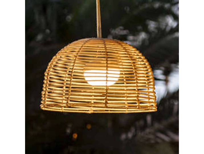 Newgarden Bossa LED-Pendelleuchte mit Akku Bossa, dimmbar, Holz hell, Holz, Modern