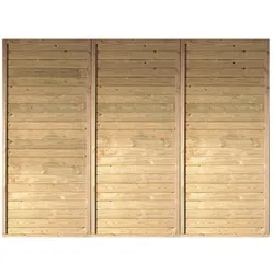 Karibu Rückwand für Einzelcarport