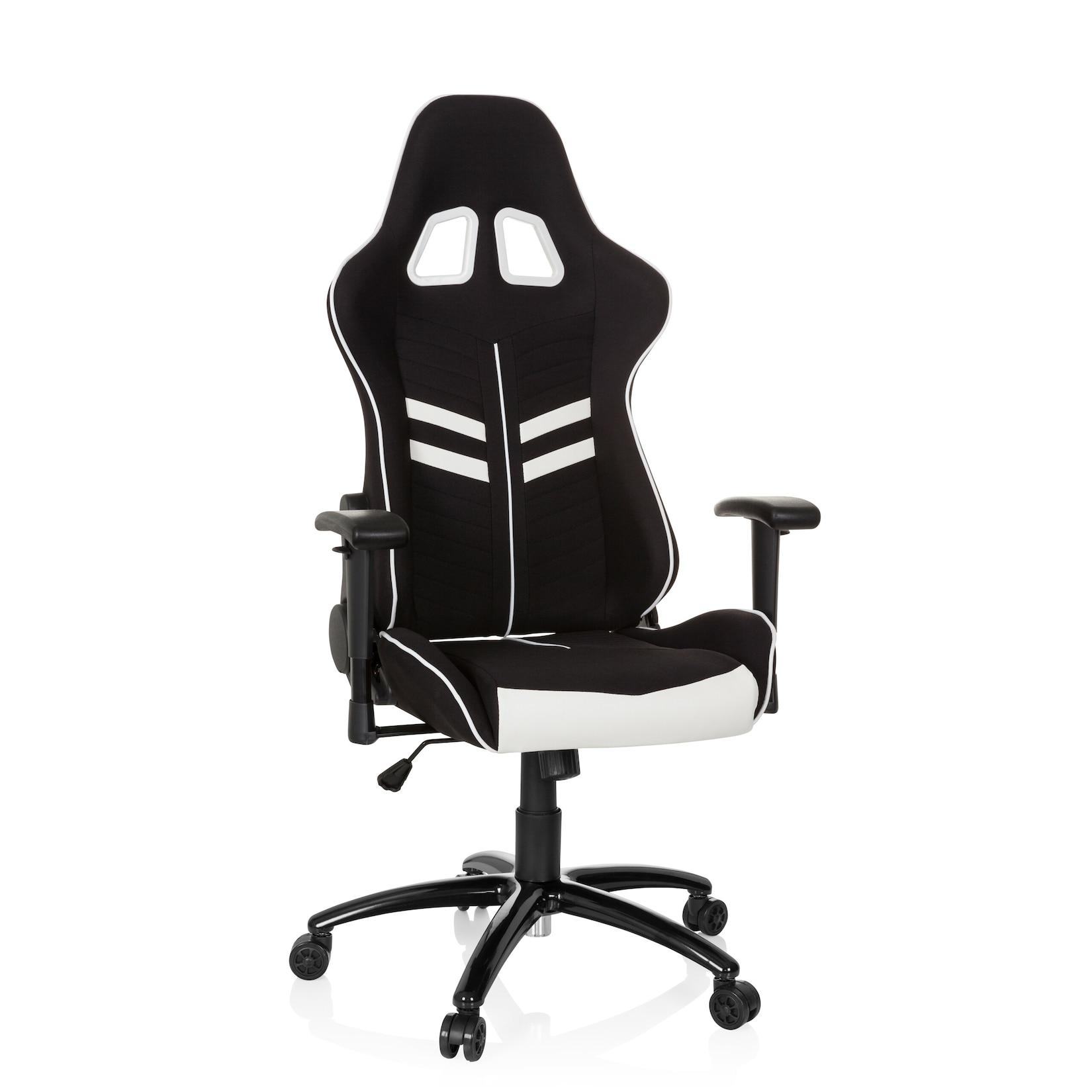 hjh OFFICE Gamingstuhl LEAGUE PRO I Stoff mit Armlehnen (höhenverstellbar)