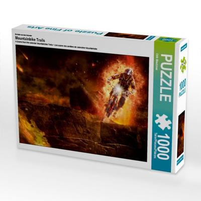 CALVENDO Puzzle Ein Motiv aus dem Kalender Mountainbike Trails | 1000 Teile Lege-Größe 64x48cm Foto-Puzzle für glückliche Stunden