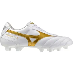 Mizuno Morelia II Club FG Fußballschuhe 50 - white/football gold/galaxy silver 39