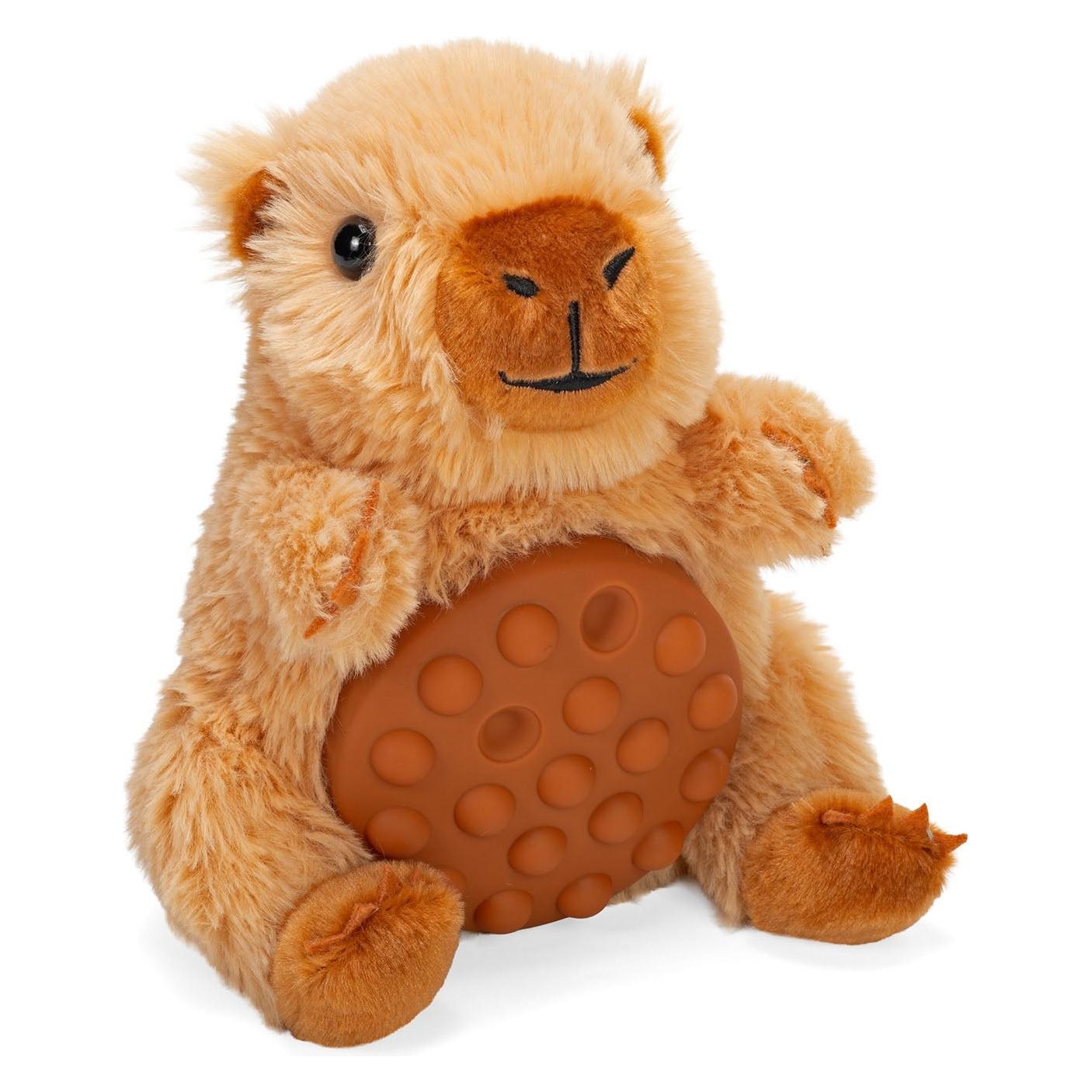 Wild Republic Poppykins-Mini Capybara, Stuffed Animal, 19 cm, Plush Toy, Fill is Spun Recycled Water Bottles (19 cm) (30835)