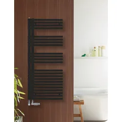 Zehnder Design-Heizkörper Forma Asym rechts, Volcanic, 1681x60x496 mm, 25/38 mm Rohrdurchmesser, RAL 9016