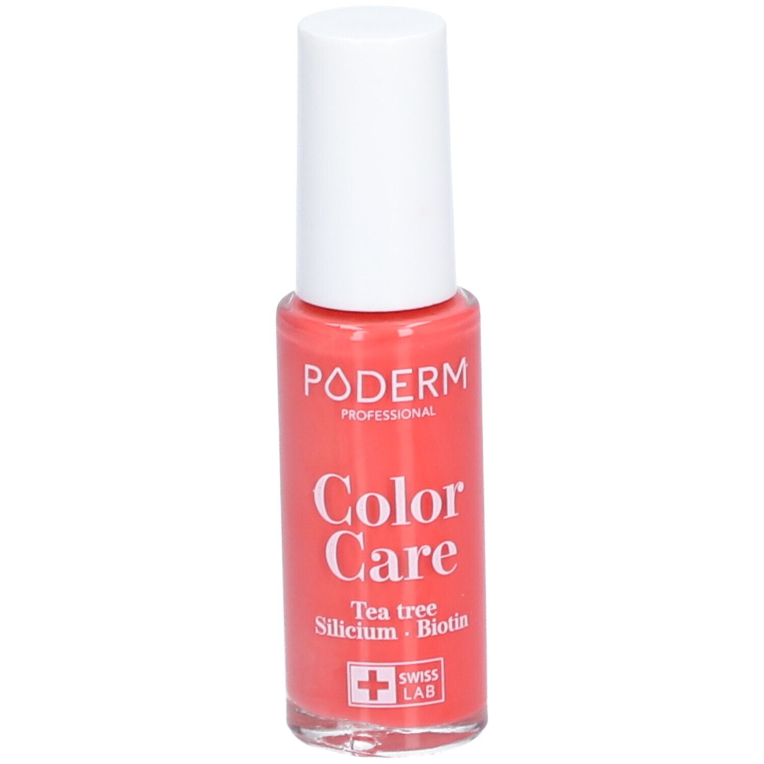 Poderm Vernis Color Care 273 Rouge Corail Fl 8 ml Wirkstoffhaltiger Nagellack