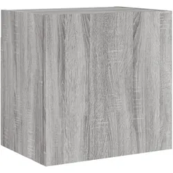 Helloshop26 - Multimedia-TV-Ständer TV-Regal TV-Schrank TV-Sideboard Esszimmer Wohnzimmer Schlafzimmer Wandmontage Sonoma-Holz 40,5 02_0028184