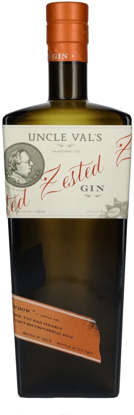 Uncle Val's Handcrafted Gin Uncle Val's Zested Gin Batch N° 003 45% Vol. 0,7l