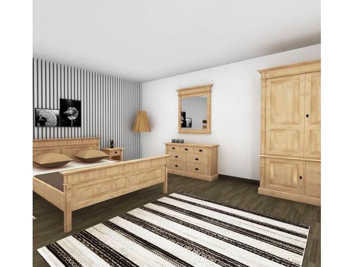 Landhaus Schlafzimmer-Set Salzburg honigbraun