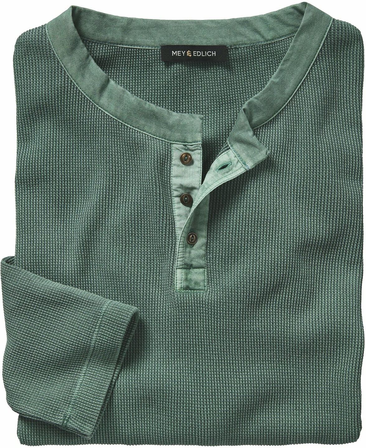 Mey & Edlich Ausreißer Henley Grün 3XL