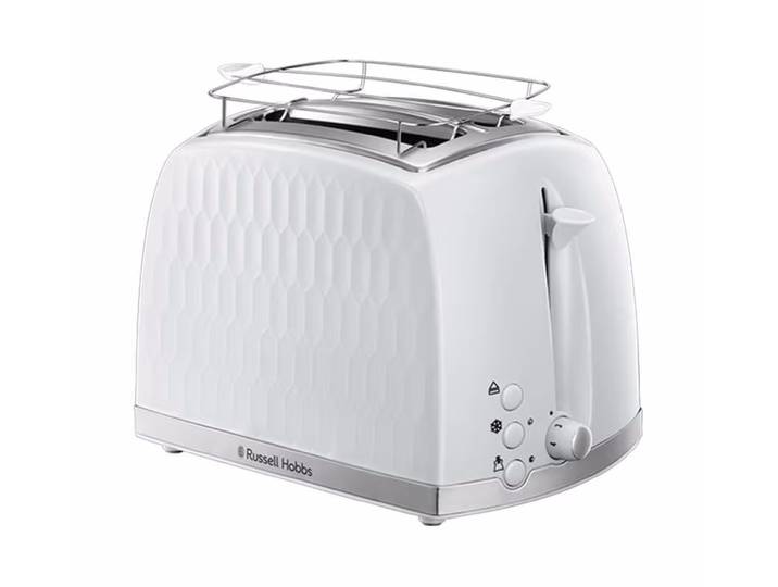 Russell Hobbs Honeycomb 2S Toaster – weiss