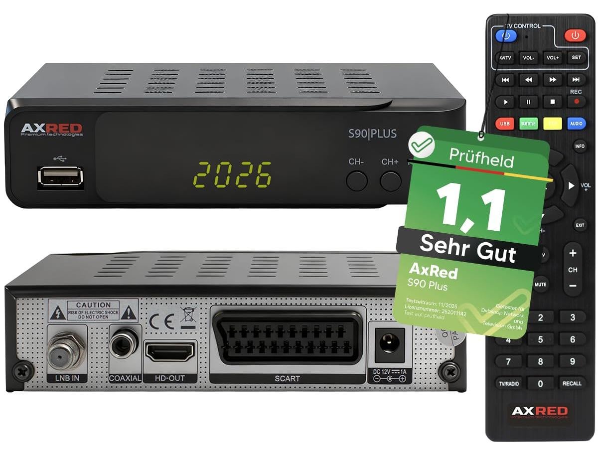Selius Satellietontvanger met Opnamefunctie, HD en Full HD Compatibel
