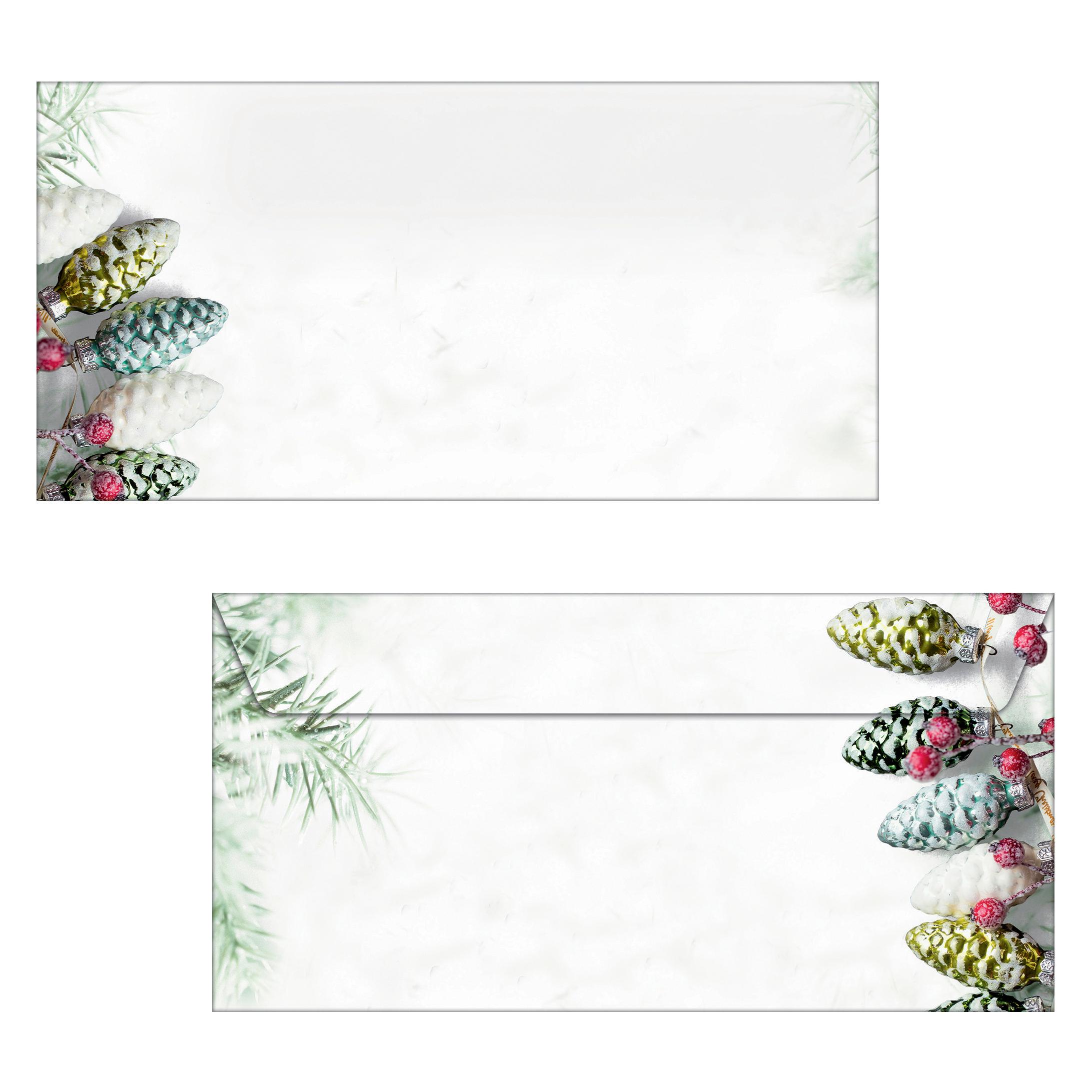 Sigel W'Umschlag Christm.Garl.C6/5 (DL, 1x) (DU177)