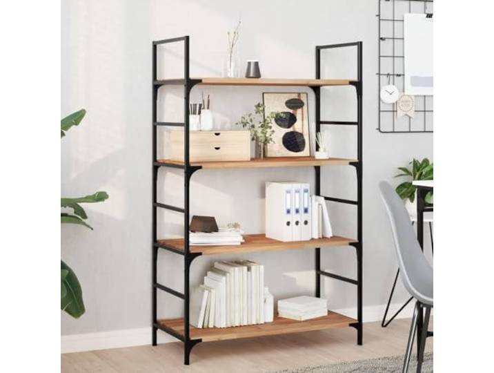 Schweberegale 4 Stk. 100x40x2 cm Massivholz Akazie Ölbehandelt Wandboard Ölbehandelt, feuchtigkeitsresistent, flexible Anordnung, Unikat, Innen und Außen