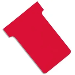 nobo T-Karten, Gr”áe 1,5 / 45 mm, 170 g/qm, rot