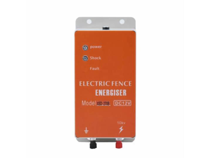 Électrificateur de clôture électrique 12V CC 0,5-1 Joule pour animaux, bétail, ferme, volaille, chargeur solaire, contrôleur de clôture